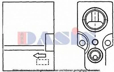 AKS DASIS 840104n -  Расширительный клапан, кондиционер